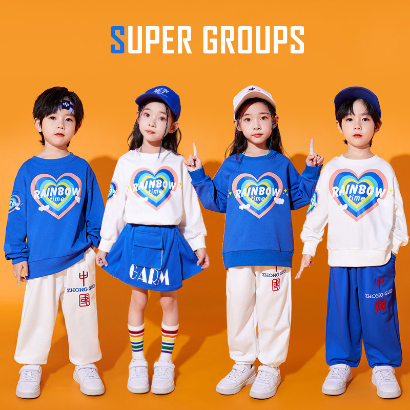 儿童啦啦队演出服小学生运动会