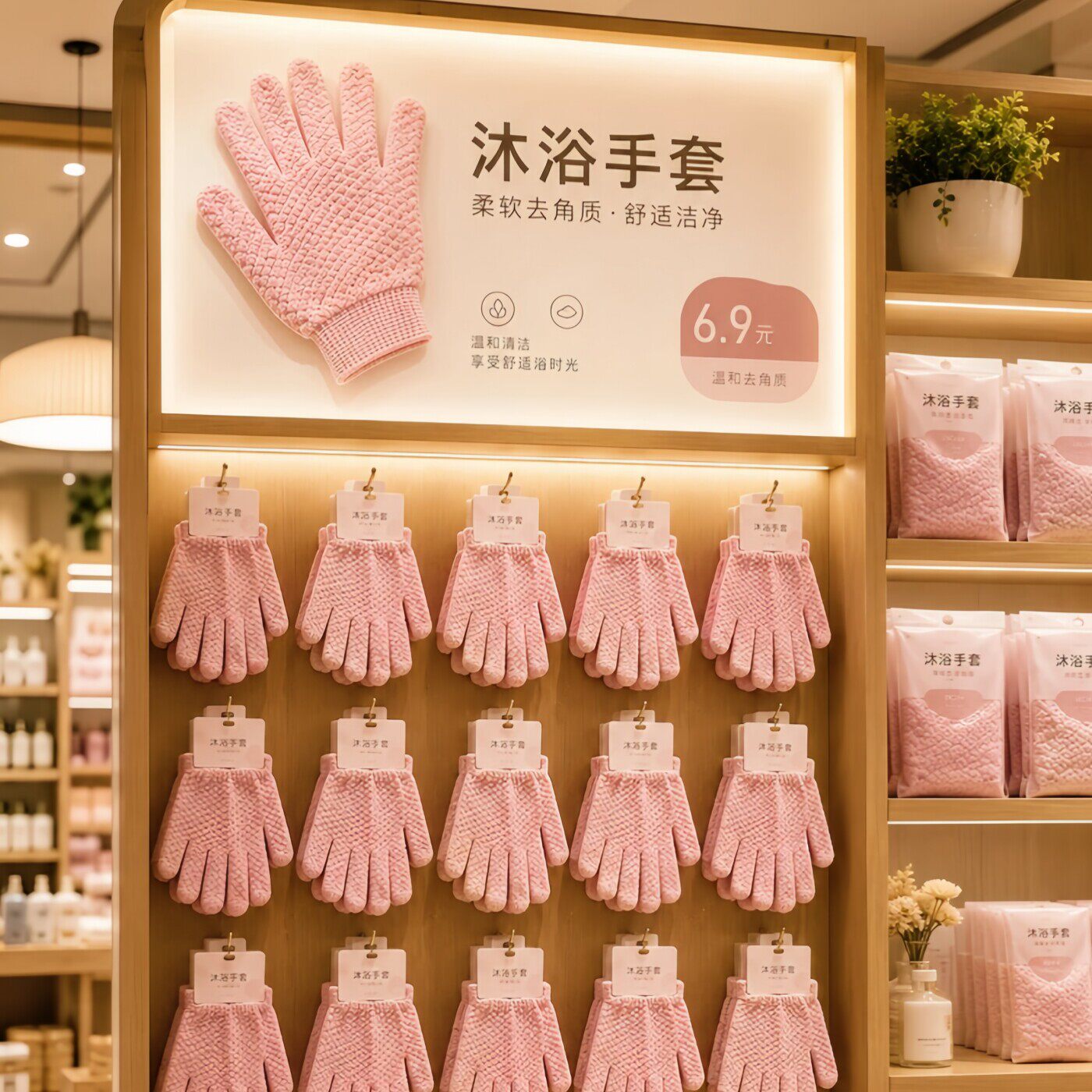 搓灰神器五指磨砂搓澡手套家用洗澡沐浴搓背不伤皮肤双面搓澡手套