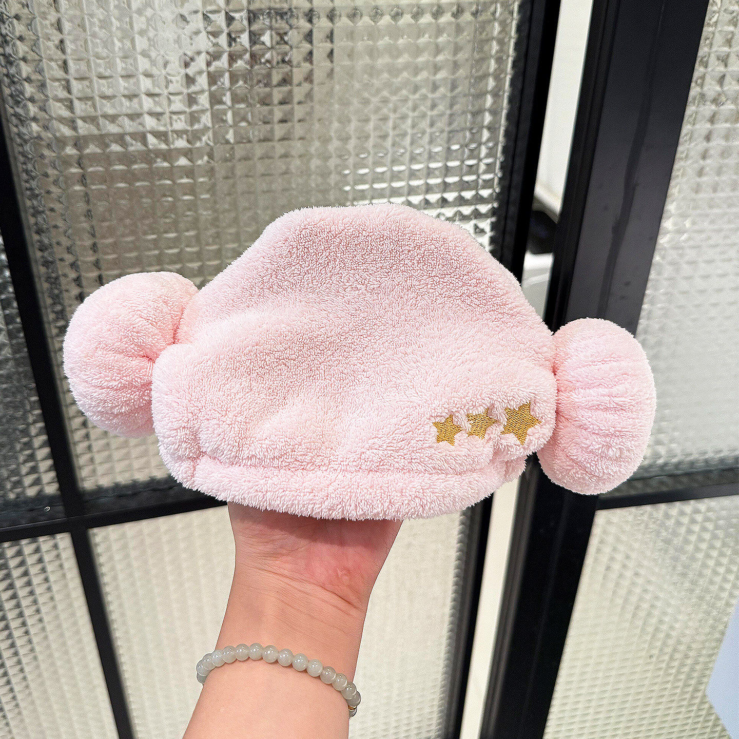 婴儿干发帽小月龄羊角浴帽超强吸水包头巾加厚洗头洗澡宝宝速干巾,婴童用品,婴童干发帽,淘宝优惠券,粉丝福利购,淘宝优惠卷