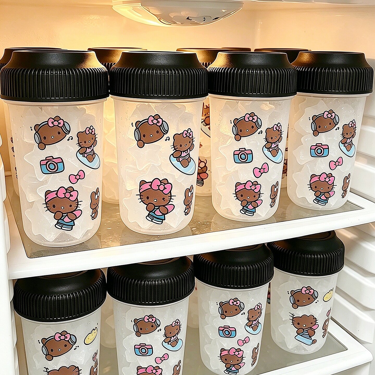 自制冰杯!速冷杯制冰模具冰块反覆使用带盖子食品级diy咖啡冷饮