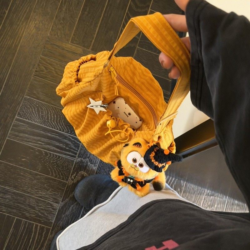 黄色斜挎包帆布包包女款手提通勤单肩包女大容量日常通勤百搭外出