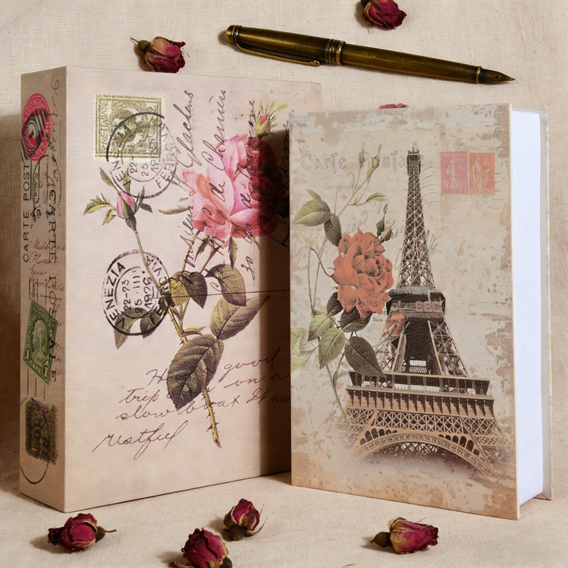 书本保险箱密码盒子带密码锁小型锁的柜小钱箱2026新款仿真书本隐