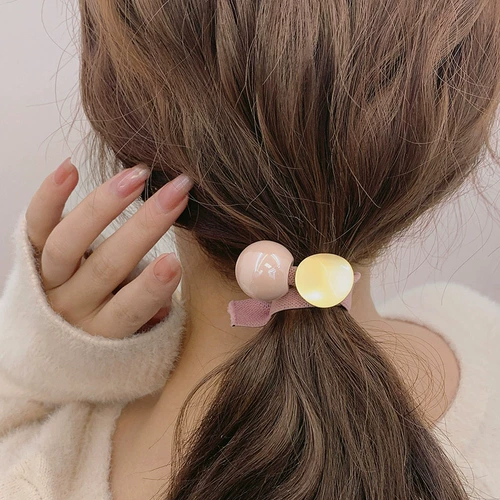 Брендовая милая резинка для волос, заколка для волос, аксессуар для волос, популярно в интернете, простой и элегантный дизайн