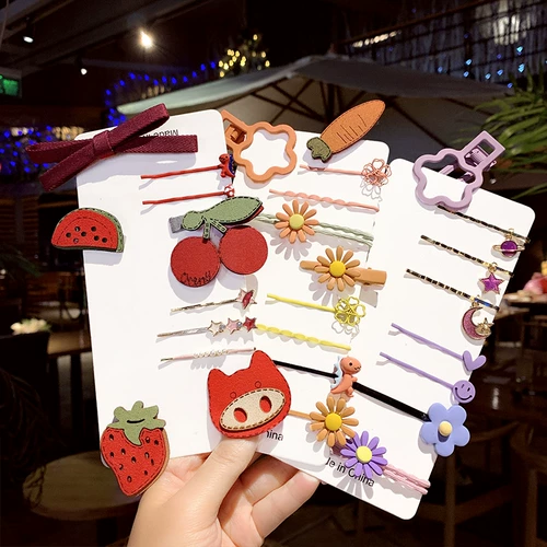 Детская заколка для волос, заколка-крабик, шпильки для волос, аксессуар для волос для девочек, простой и элегантный дизайн, популярно в интернете