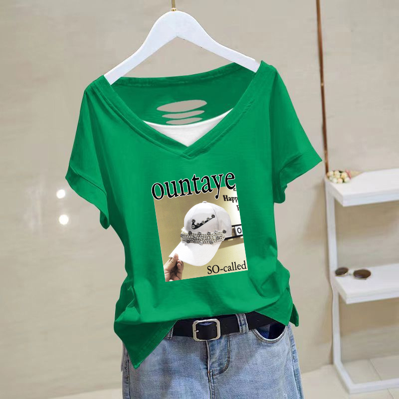 2003夏季短袖薄款纯棉女性短袖