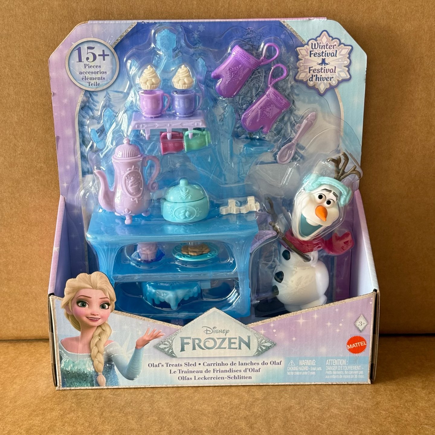 芭比迪士尼冰雪奇缘公主女孩玩具