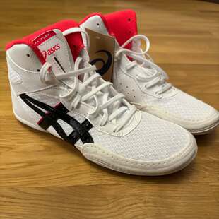 亚瑟士asics摔跤鞋男拳击鞋女深蹲硬拉举重格斗儿童大童专业搏击