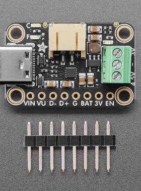 6092 BQ25185 USB / DC / Solar Charger with 3.3V Buck Board