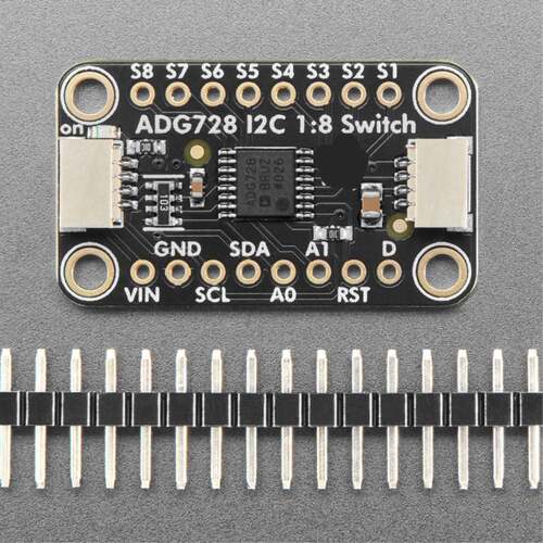 5899 Adafruit ADG728 1-to-8 Analog Matrix Switch - Stemma