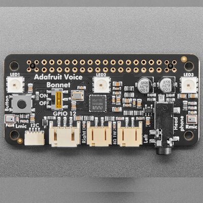 4757 Voice Bonnet for Raspberry Pi Two Speakers Two Mics