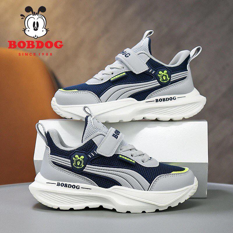 巴布豆夏季透网男童运动鞋单网镂空透气儿童中大童大网眼跑步鞋子