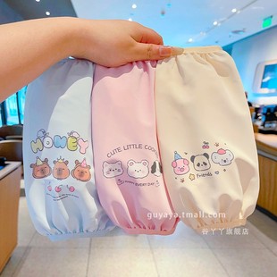 儿童长款防水袖套秋冬季羽绒服防脏污易清洗男女童小学生护袖套袖