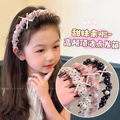 儿童韩系高颜值发箍带齿防滑
