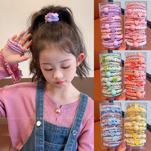 彩色多巴胺儿童发圈高弹力