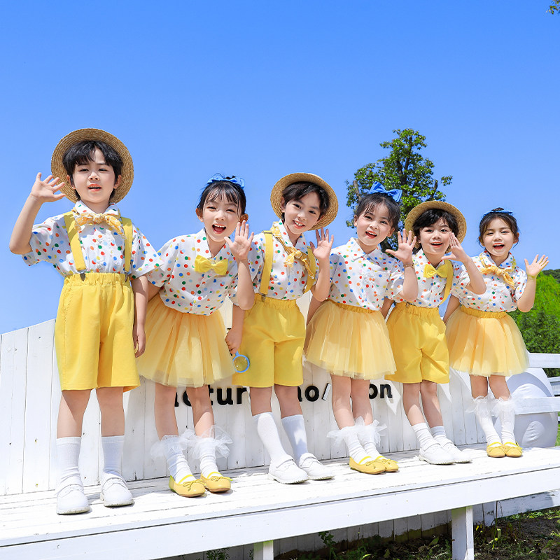 儿童啦啦队演出服幼儿园班服