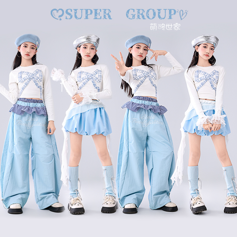 爵士演出服元旦女童舞蹈表演服