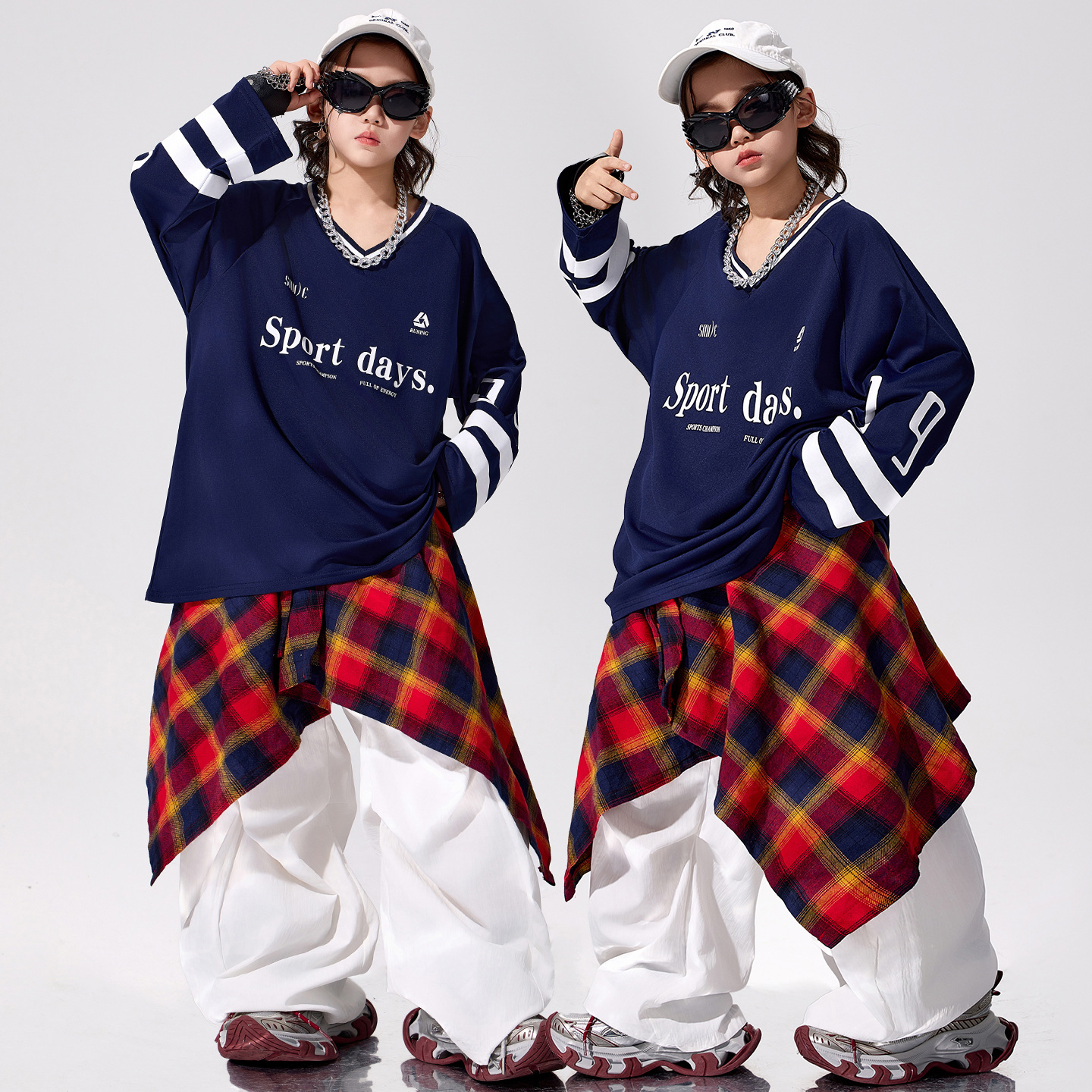 街舞表演出服男童嘻哈炸街