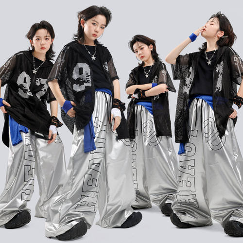 男童街舞演出服嘻哈夏季hiphop