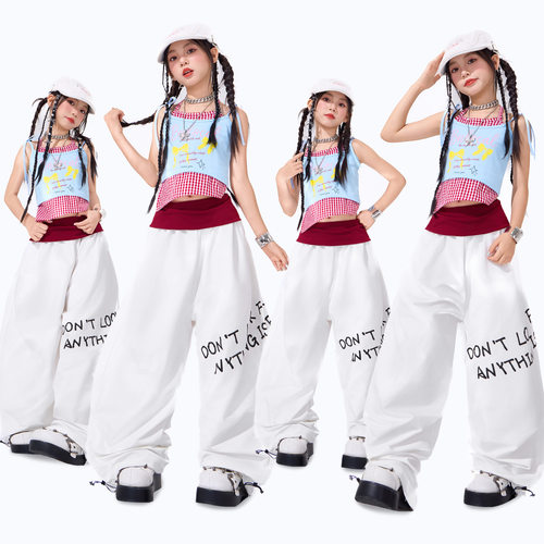 女童爵士舞服装潮酷时髦辣妹