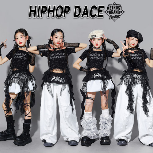 儿童jazz爵士舞服装女童街舞