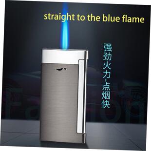 Straight flush windproof lighter inflatable lighter 打火机