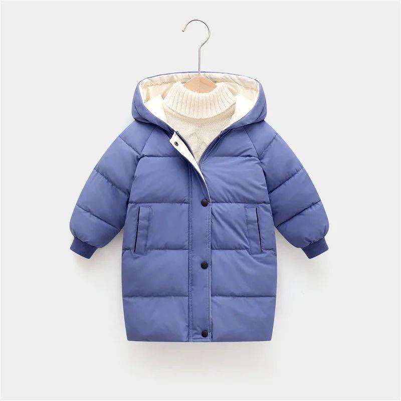 Kids Down Long Outerwear Winter Autumn Teen Cotton Clothes B
