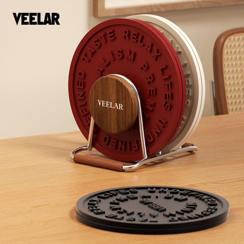 VEELAR硅胶隔热垫耐高温餐桌垫防烫餐垫家用防热垫砂锅垫碗垫子