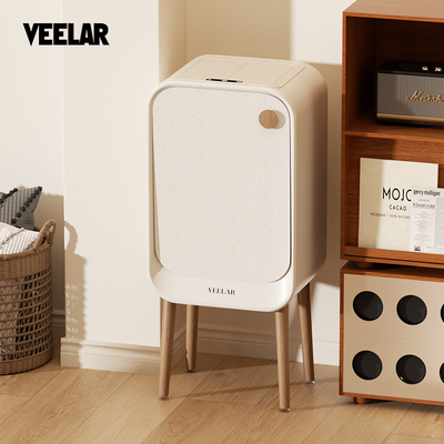 VEELAR智能感应垃圾桶家用客厅轻奢厨房高脚高颜值2025新款