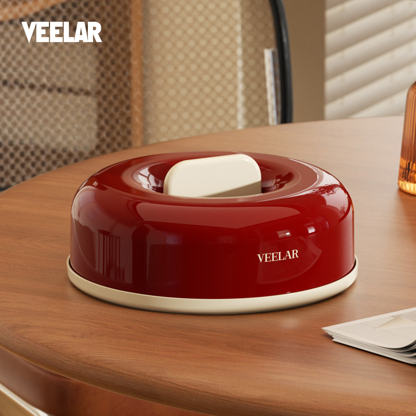 VEELAR甜甜圈水果盘艺术客厅家用茶几高颜值零食糖果盘复古多用途