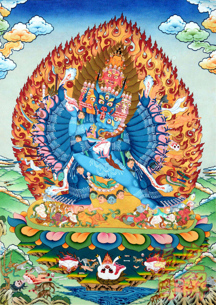 定制 梵音閣 礦物顏料畫心手工縫制錦緞唐卡 大威德金剛09 130厘在類目 特色手工藝, 少數民族特色工藝品, 藏族特色, 藏族唐卡中 - 來自Buy2taobao.com提供專業的淘寶代購服務