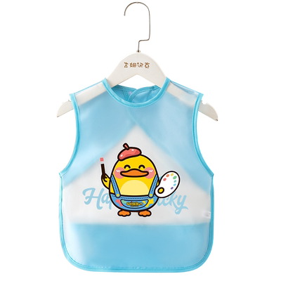 儿童罩衣防水婴儿辅食饭兜新款
