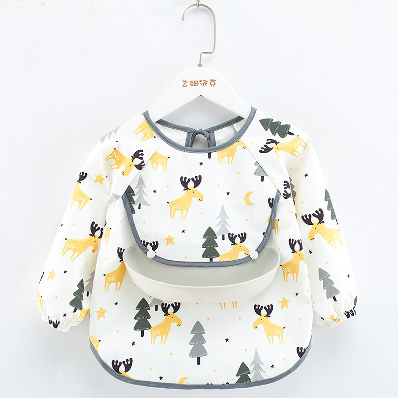 儿童罩衣男宝宝女吃饭围兜防水防脏婴儿护衣口水兜辅食围嘴兜硅胶,童装/婴儿装/亲子装,反穿衣/罩衣,淘宝优惠券,粉丝福利购,淘宝优惠卷