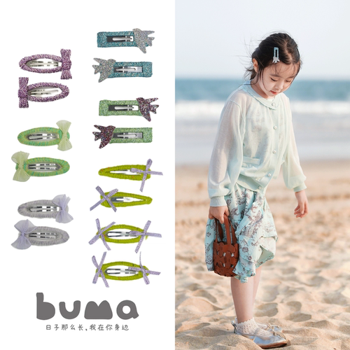 buma绝美侧边发夹夏季女孩发夹