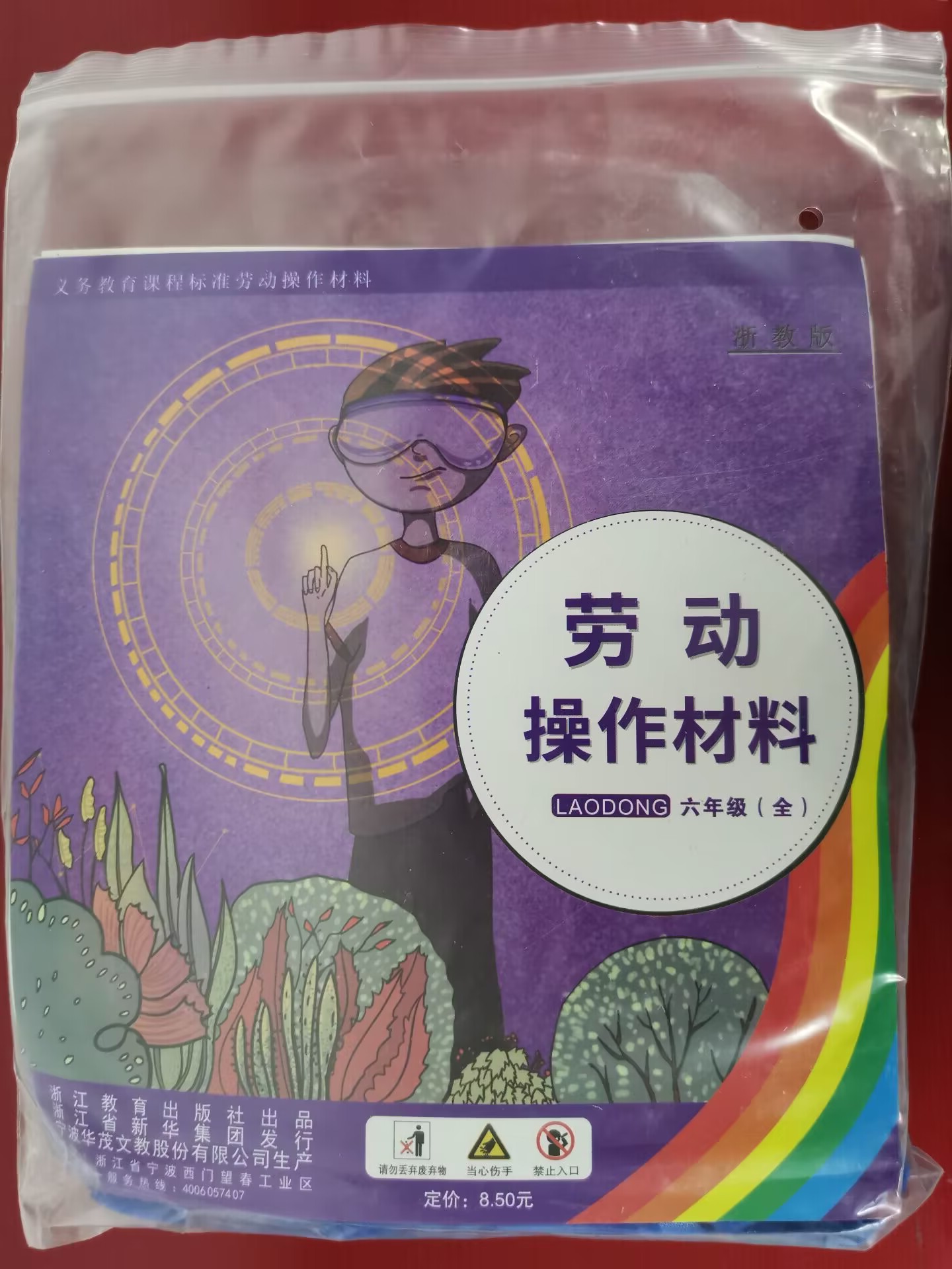 劳动教育配套材料包学具六年级