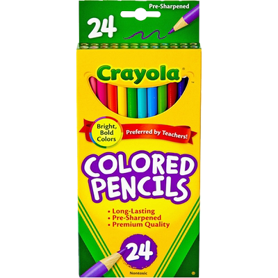 Crayola美国画画工具彩色铅笔