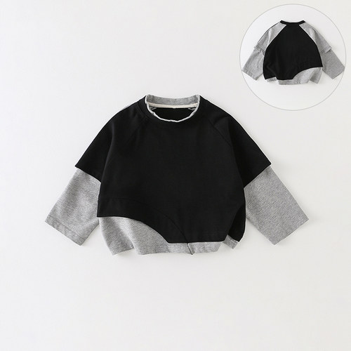 男童卫衣男女童休闲打底衫春装