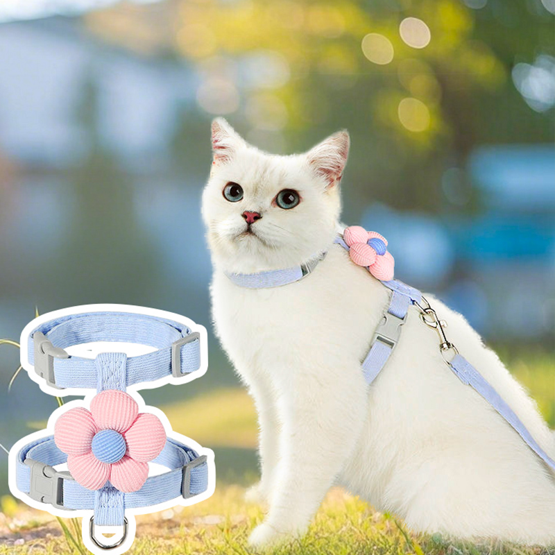 猫咪牵引绳防挣脱遛猫猫绳子工字彩色夏季外出可调节专用猫绳背带,宠物/宠物食品及用品,猫牵引绳,淘宝优惠券,粉丝福利购,淘宝优惠卷