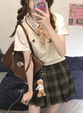 春日部【圣中女子高】杏色背心