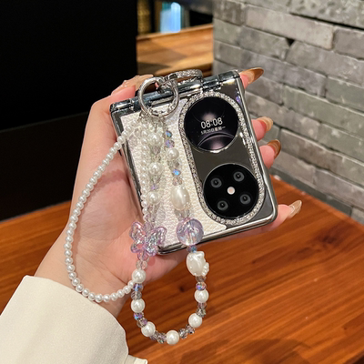 轻奢华为pocket2折叠屏手机壳