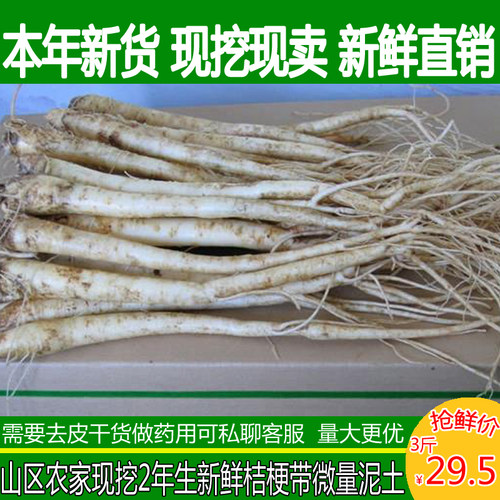 鲜桔梗新鲜狗宝咸菜桔梗拌菜泡菜