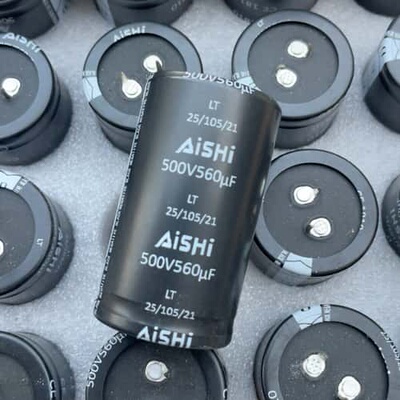 议价AiSHi艾华 500v560uf 35x60 牛角直插可维修