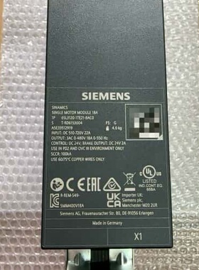 议价未使用6SL3120-1TE21-8AC0驱动器S可维修