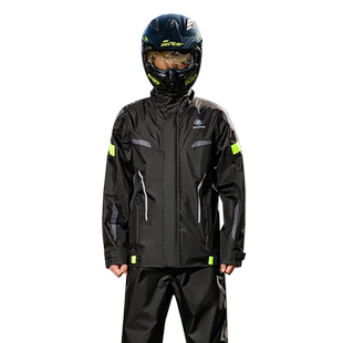 摩托车雨衣男款大码防暴雨级男士高端雨裤套装分体式外卖骑手专用