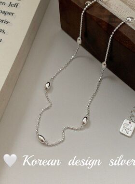百搭链简约小众女S925纯银米ins