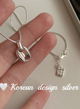 饰品设计蛇骨高级鼻子锁骨项链