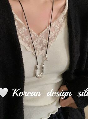 韩国新款项饰2024女型简约戴项链