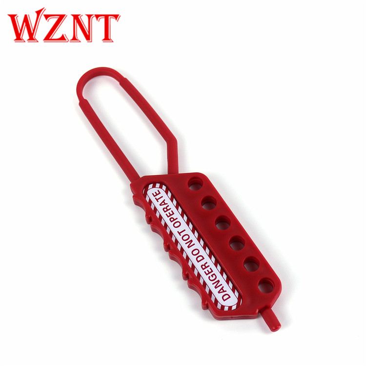 WZNT绝缘尼龙六联搭扣锁绝缘六孔锁具塑料六连锁扣绝缘NT-NH02