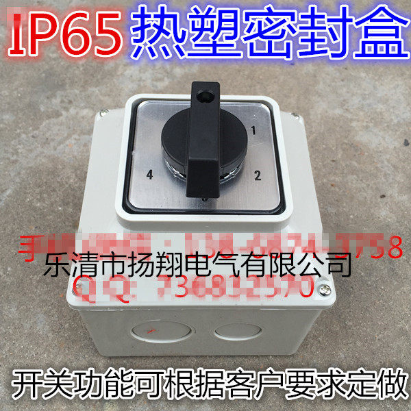 LW38D LW39B-16 LW28 LW26-20 万能转开关带IP65防水热塑密封盒