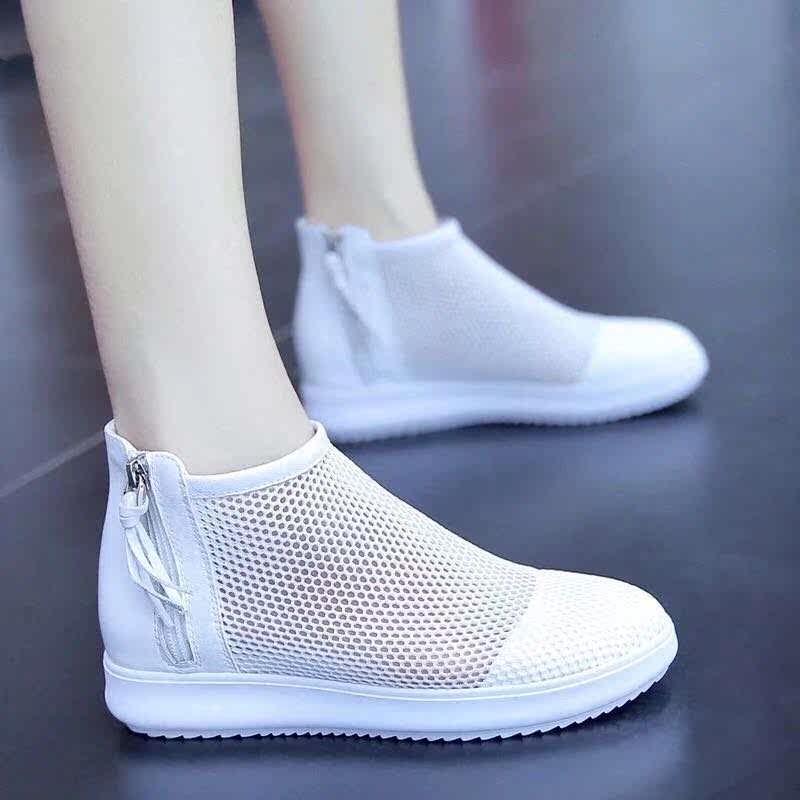 Jacobs Hollow Flat bottom Sandals 2019 summer new pattern reverent Side zipper Gaobang tassels White shoes Single shoesin the Women's Shoes, Sandals  category - from Buy2taobao.com to provide professional Taobao agent buy service