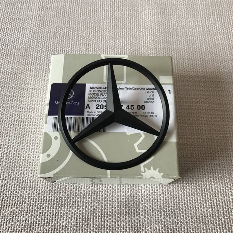 奔驰GLC260/300 GLE400GLS450哑黑后尾标后备箱标志圆标后星车标